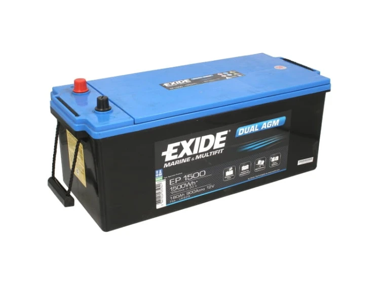 Akumulator marine Exide Dual AGM 180 Ah