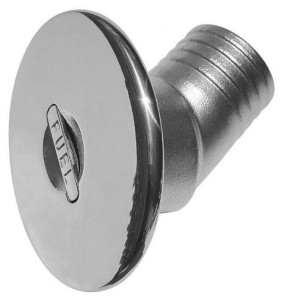 Wlew paliwa ze stali nierdzewnej 38 mm kątowy