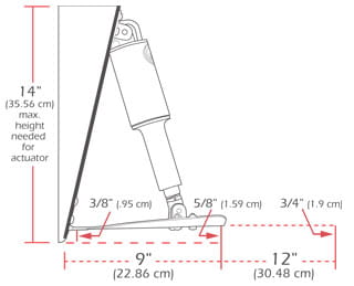 Lenco Marine Standard Mount