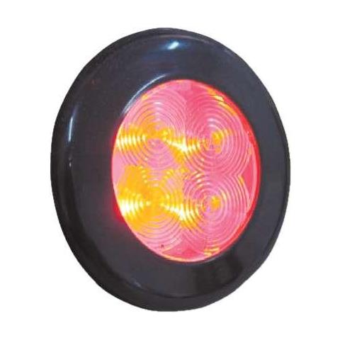 Lampa wewnętrzna kabinowa LED 75 mm czerwona