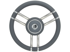 Kierownica Savoretti T27G 350 mm szara