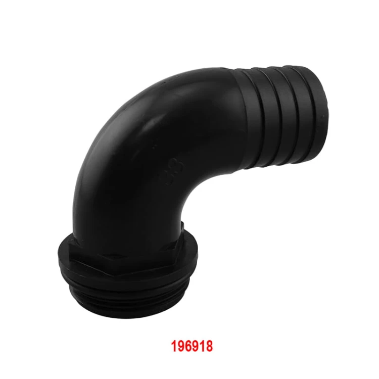 Króciec 90 st. 1 1/2" na przewód 38 mm do zbiornika stacjonarnego