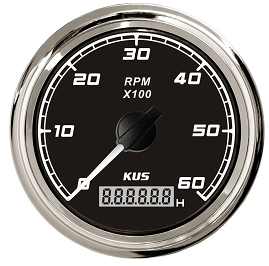 Obrotomierz z licznikiem motogodzin KUS SeaQ 6000 RPM