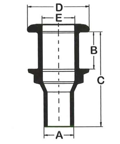 Przejście burtowe 39 mm ze stali nierdzewnej