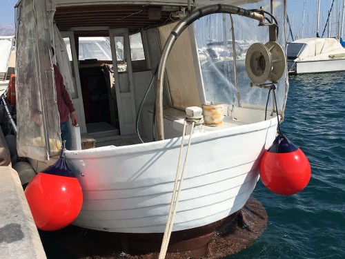 Odbijacz Ocean Buoy R2 38x50 cm biały/niebieski