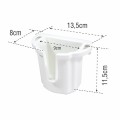 Organizer schowek z tworzywa 13,5 x 8 x 11,5 cm grafitowy