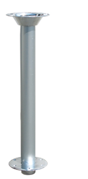 Noga stołu stalowa chromowana 70 cm