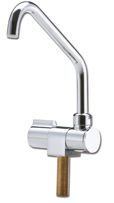 Kran z mosiądzu chromowanego zimna