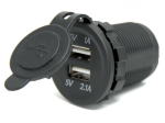 Gniazdo USB 5 V z diodą 