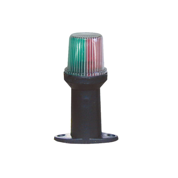 Lampa nawigacyjna czarna światło zielone-czerwone-białe