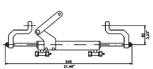 Mavimare MC90B siłownik sterociągu hydraulicznego GF90