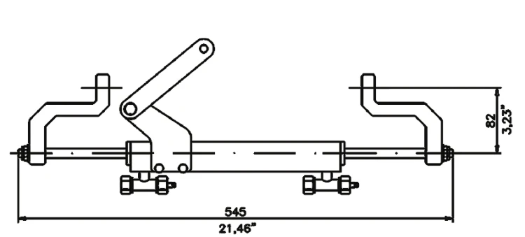 Mavimare MC90B siłownik sterociągu hydraulicznego GF90