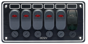 Tablica rozdzielcza rozdzielnia automatyczna x 5 LED IP65