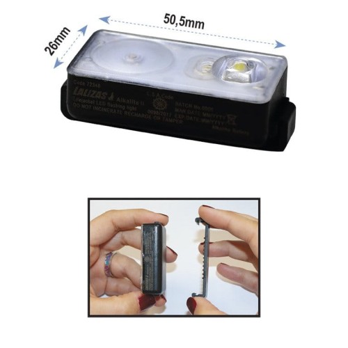 Lampa błyskowa LED Alkalite II do kamizelki ratunkowej