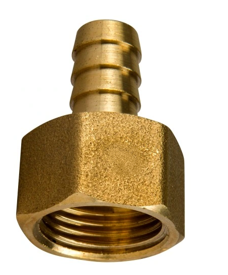 Króciec 1/2" na wąż 13 mm mosiężny żeński