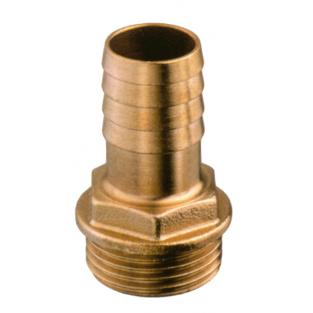 Króciec 1/4" na wąż 8 mm mosiądz