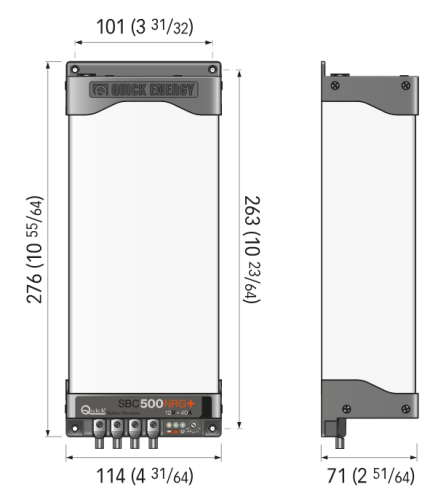 Ładowarka Quick SBC 500 NRG+ FR 12 V 40 A
