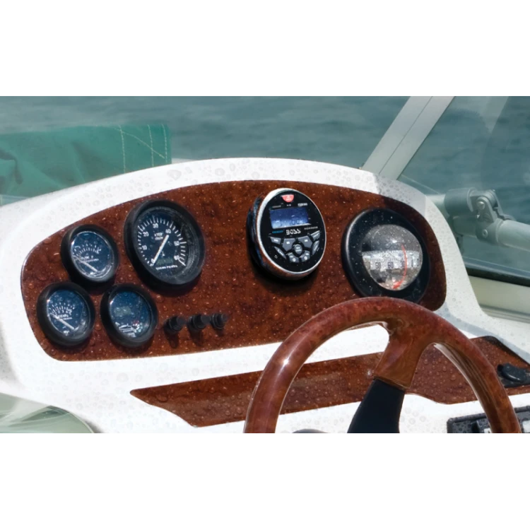 Radio jachtowe Boss Marine MGR350B + głośniki MR6W