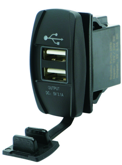 Gniazdo USB x 2 w ramce Carling