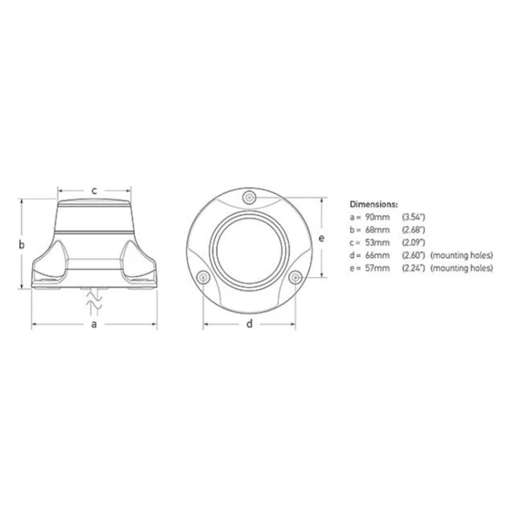 Hella Marine NaviLed 360 st. IP67