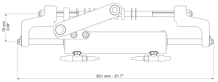 Siłownik hydrauliczny Ultraflex