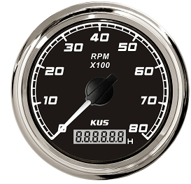 Obrotomierz z licznikiem motogodzin KUS SeaQ 8000 RPM