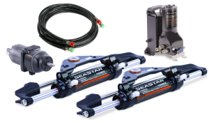 Zestaw hydrauliczny SeaStar Tournament 2 do 350 KM dwa siłowniki z pompą wspomagania PA-1200-2