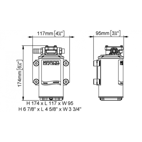Marco UP9/OIL 12 V 8 l/min