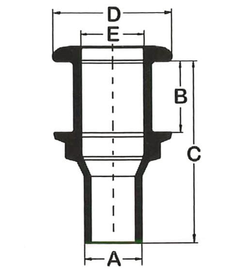 Przejście burtowe 24 mm ze stali nierdzewnej