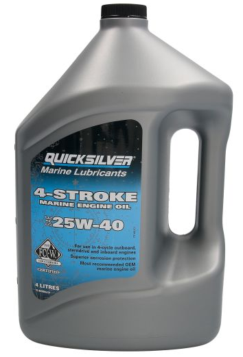 Quicksilver 4T 25W40 olej silnikowy 4 l