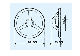 Kierownica 335 mm Ultraflex