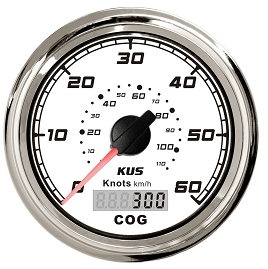 Prędkościomierz KUS SeaQ z GPS 60 mil