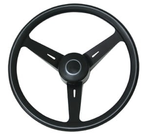 Kierownica 350 mm z tworzywa czarna