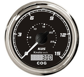 Prędkościomierz KUS SeaQ z GPS 15 mil