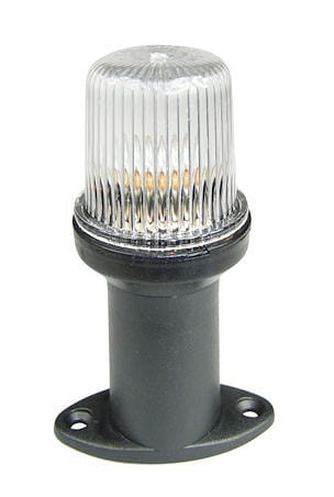 Lampa nawigacyjna biała w czarnej oprawie 360 st.
